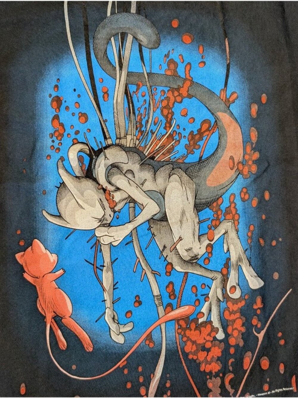 Deadstockluis Mewtwo Weapon M Pokémon Black T-shirt Size Large - Picture 6 of 8